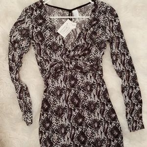 Brand New w/ Tags - Snakeskin Print Dress!